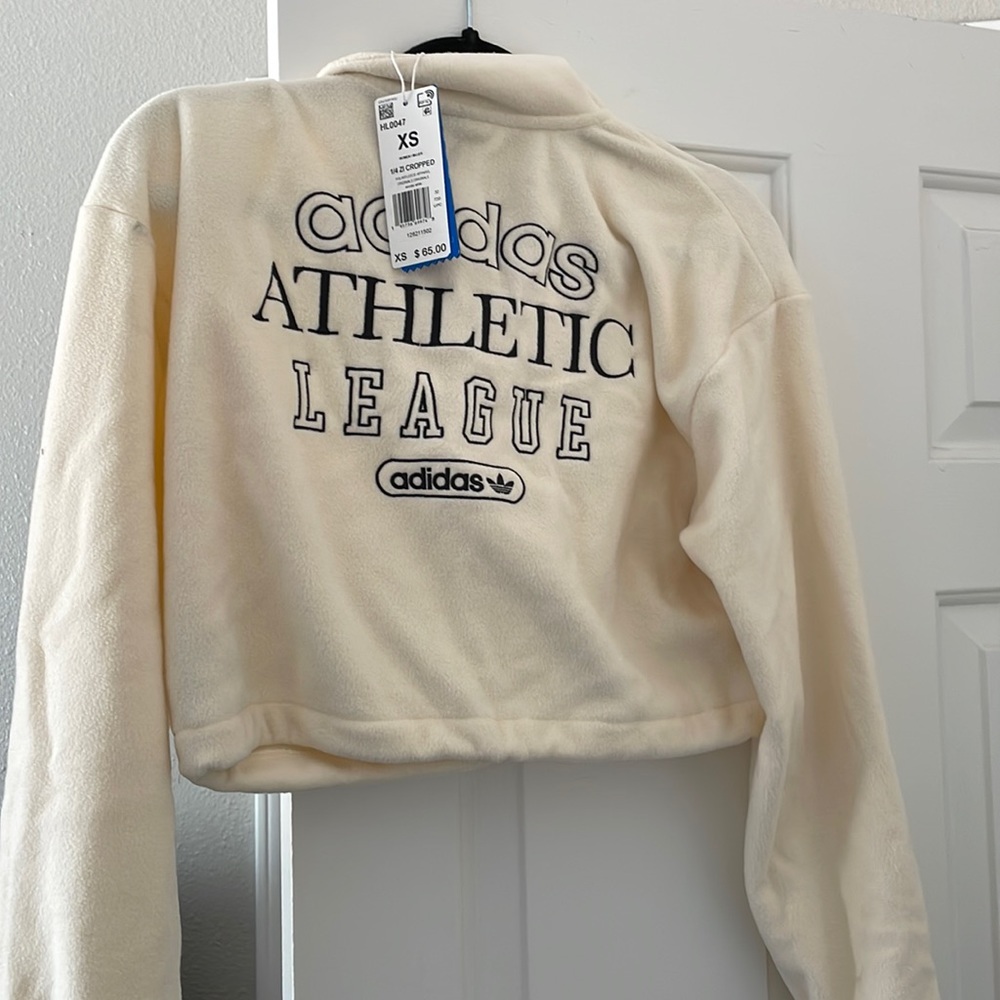 Adidas cropped fleece